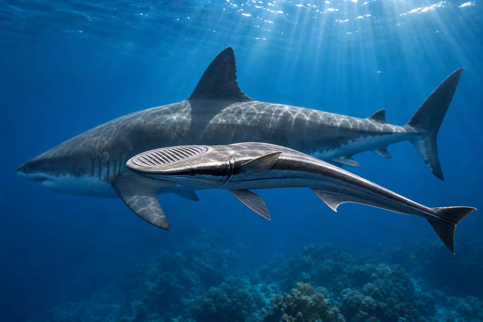 Remora in its natural habitat