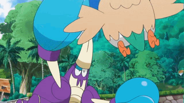 Image of Crabrawler used in the real-life Pokemon comparison list