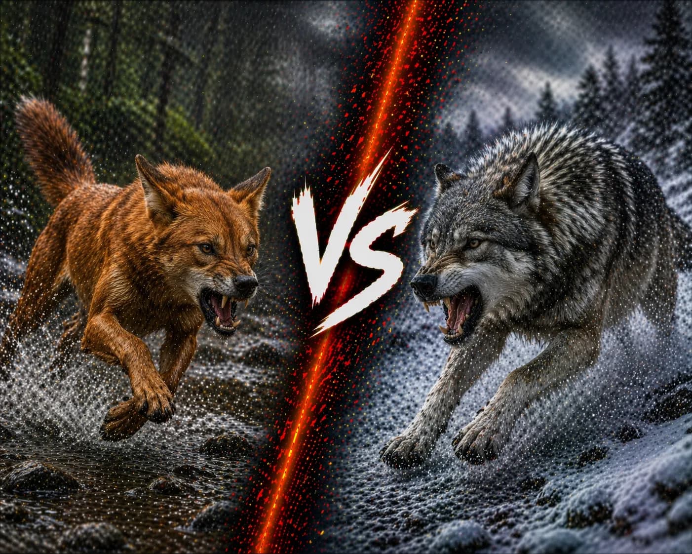 Dhole vs Wolf: Which Wild Canid Has the Better Matchup? comparison image on AnimalDex