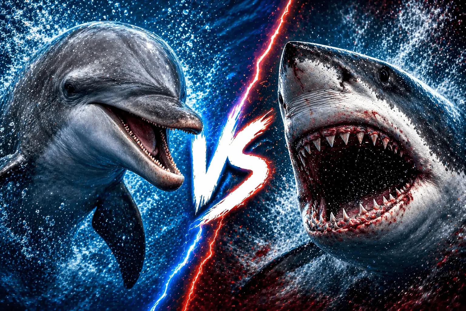 Dolphin vs Shark Intelligence: Which Marine Hunter Is Smarter? comparison image on AnimalDex