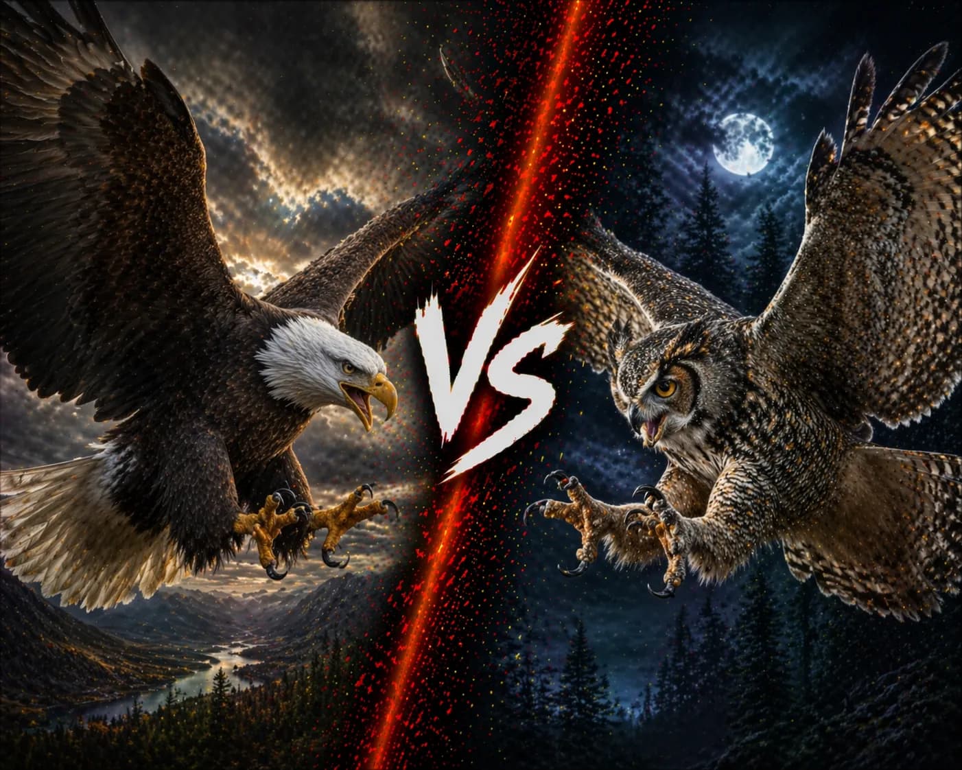 Eagle vs Owl: Which Bird of Prey Has the Edge? comparison image on AnimalDex