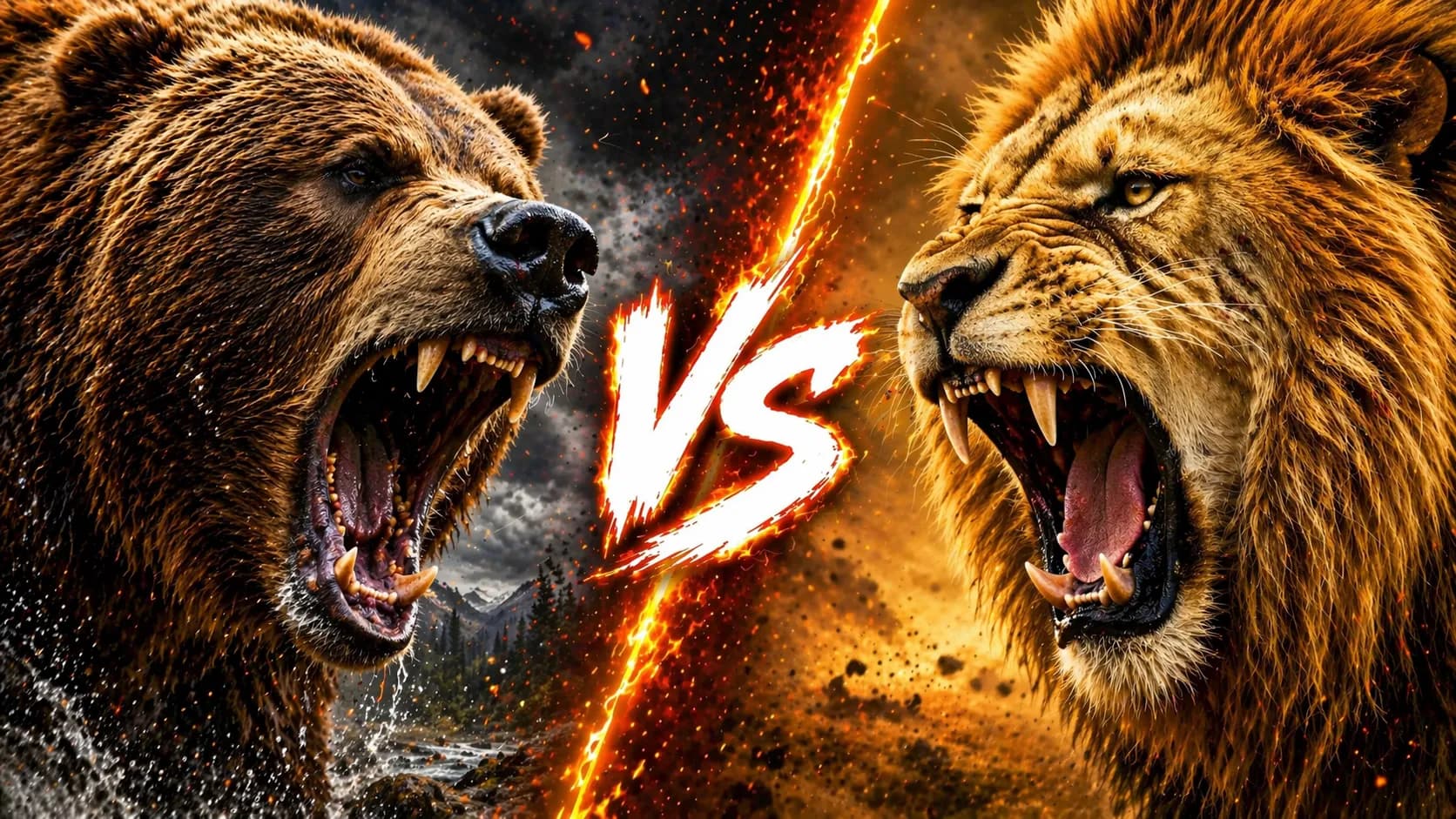Grizzly Bear vs Lion: Which Predator Has the Edge? comparison image on AnimalDex