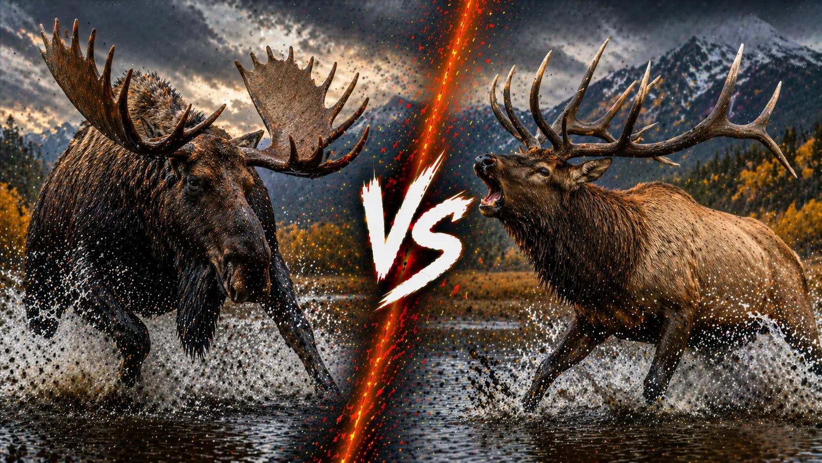 Moose vs Elk: Which Deer Giant Is Stronger? comparison image on AnimalDex