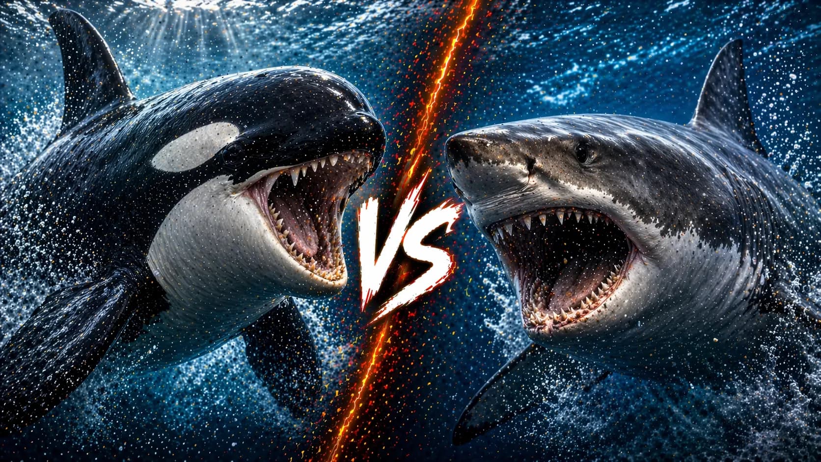 Orca vs Bull Shark: Which Dangerous Swimmer Has the Edge? comparison image on AnimalDex