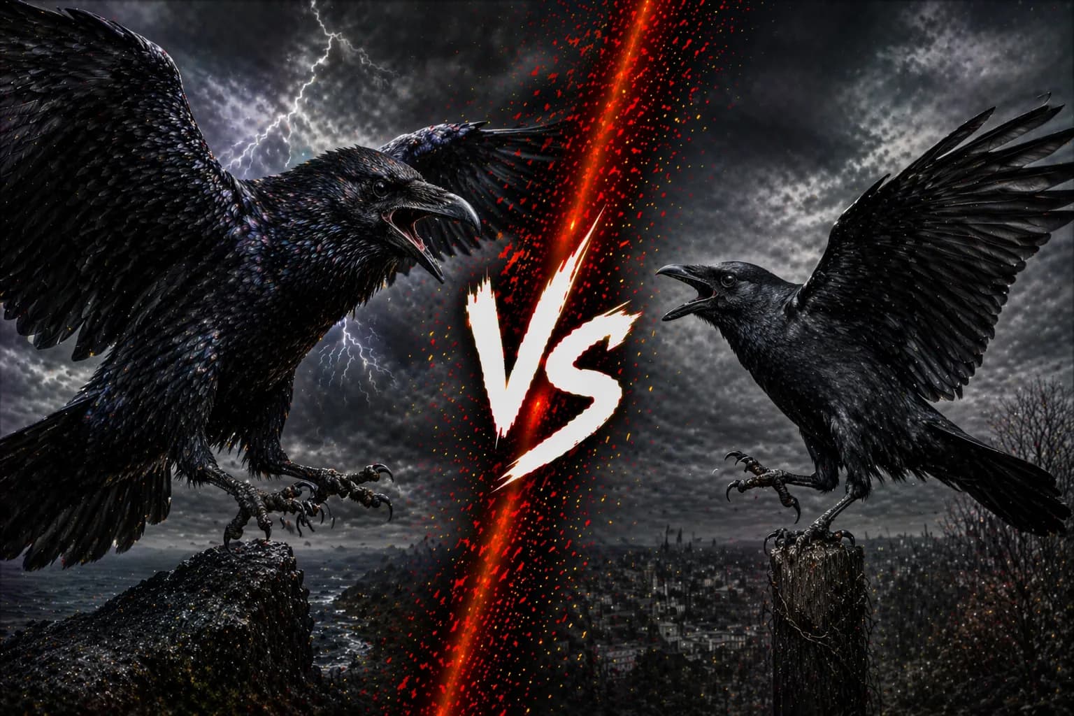 Raven vs Crow Intelligence: Which Bird Is Smarter? comparison image on AnimalDex