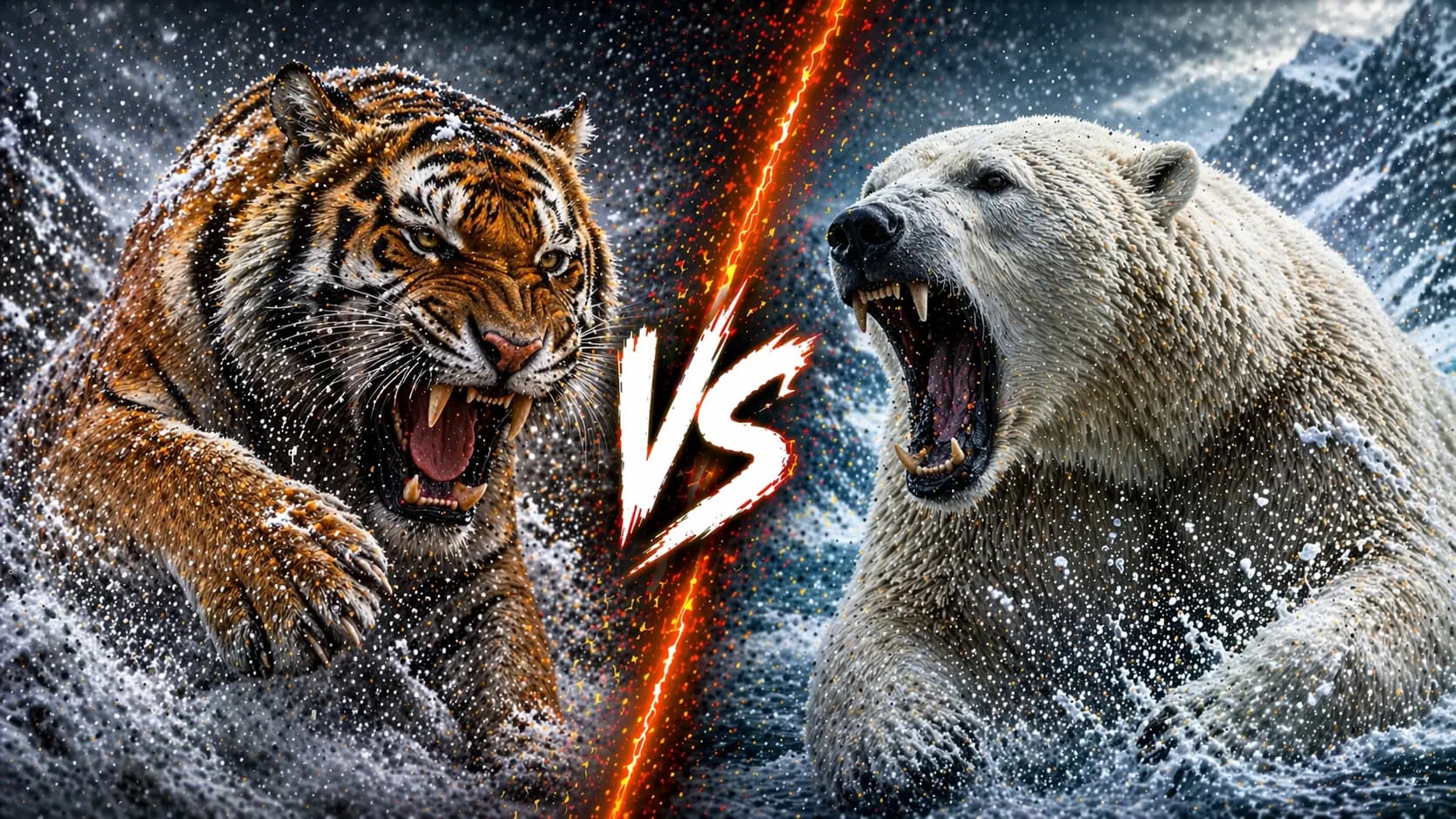 Tiger vs Polar Bear: Which Apex Mammal Has the Edge? comparison image on AnimalDex