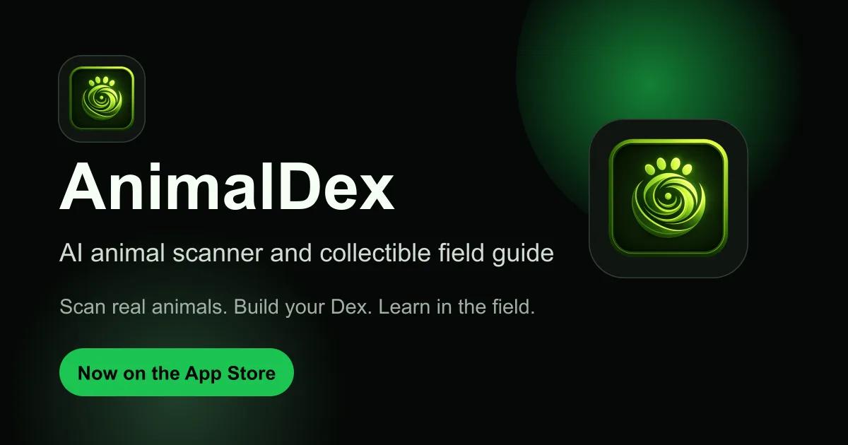 AnimalDex Wild Profile showing Origin, Apex, and Active animal patterns