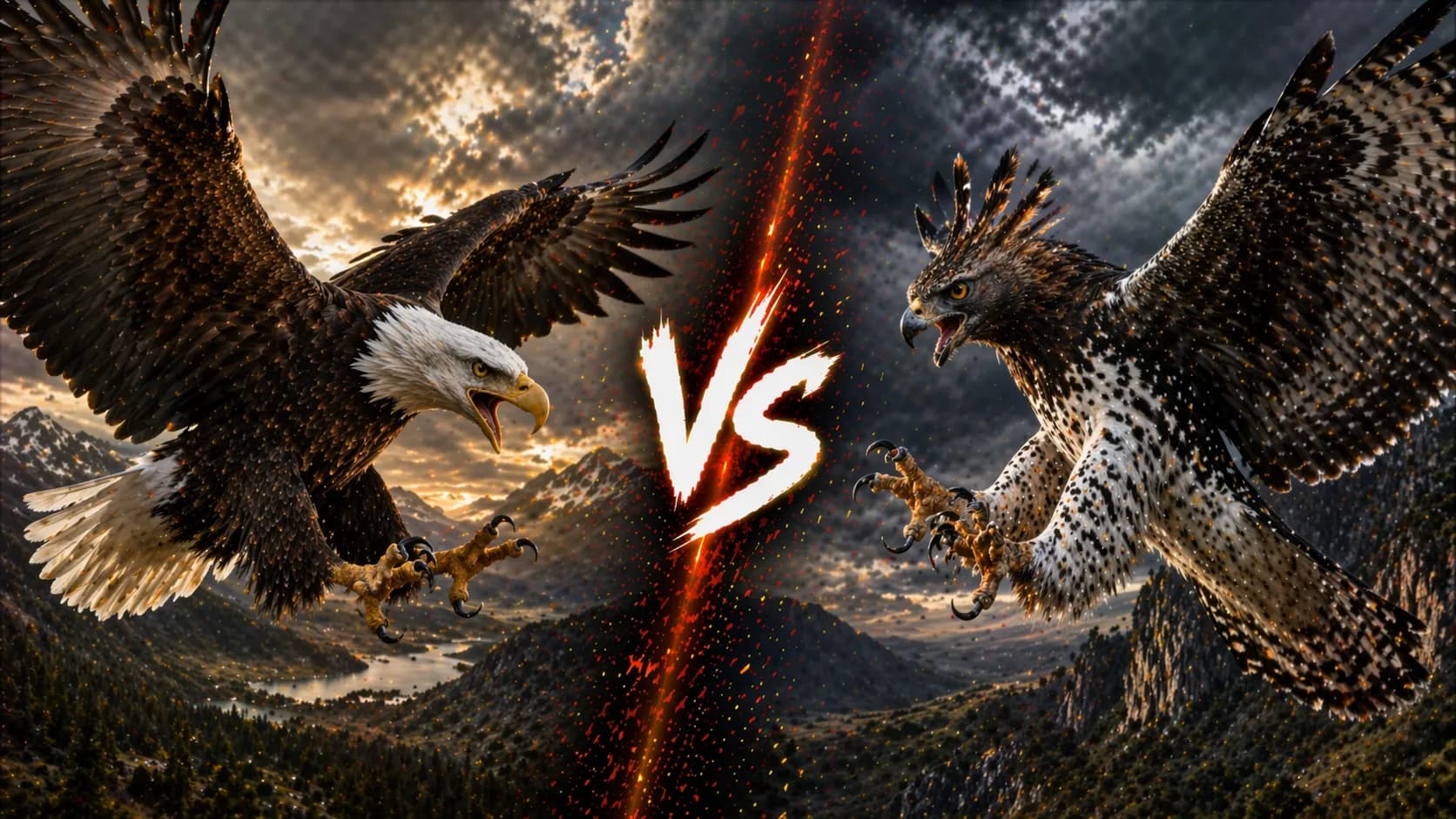 Bald Eagle vs Crowned Eagle: Which Eagle Has the Better Edge? comparison image on AnimalDex