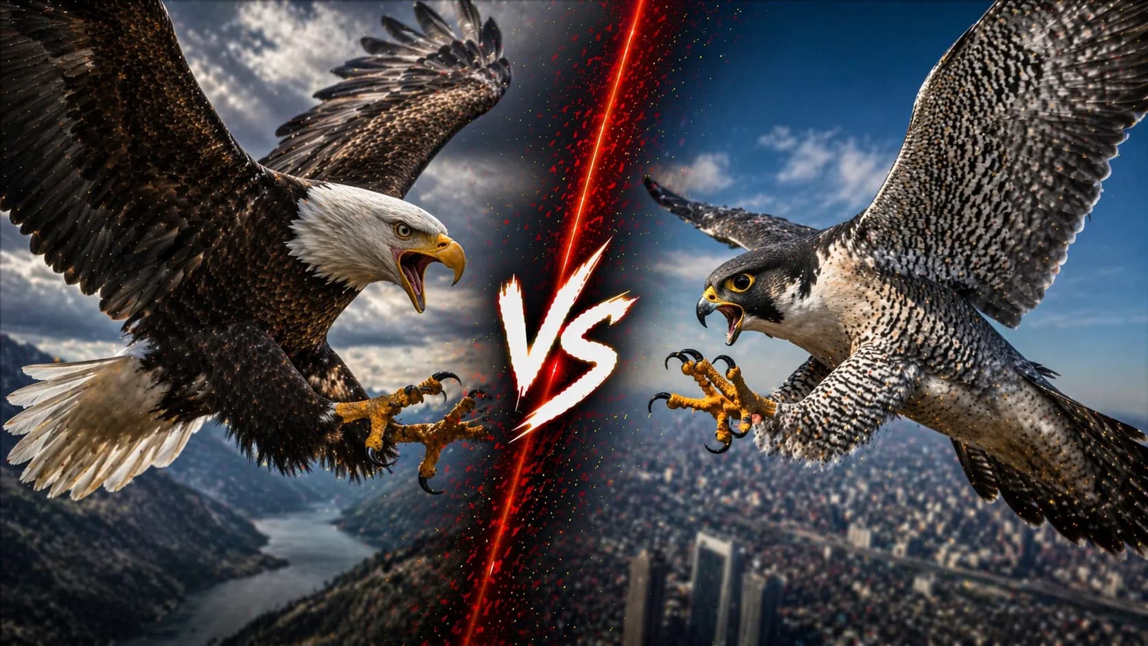 Bald Eagle vs Peregrine Falcon: Power or Speed? comparison image on AnimalDex
