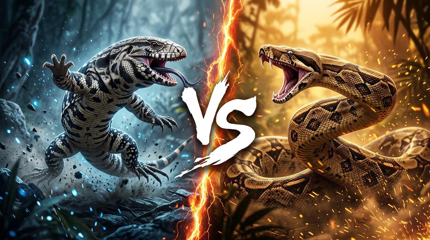 argentine-black-and-white-tegu-vs-boa-constrictor comparison image on AnimalDex