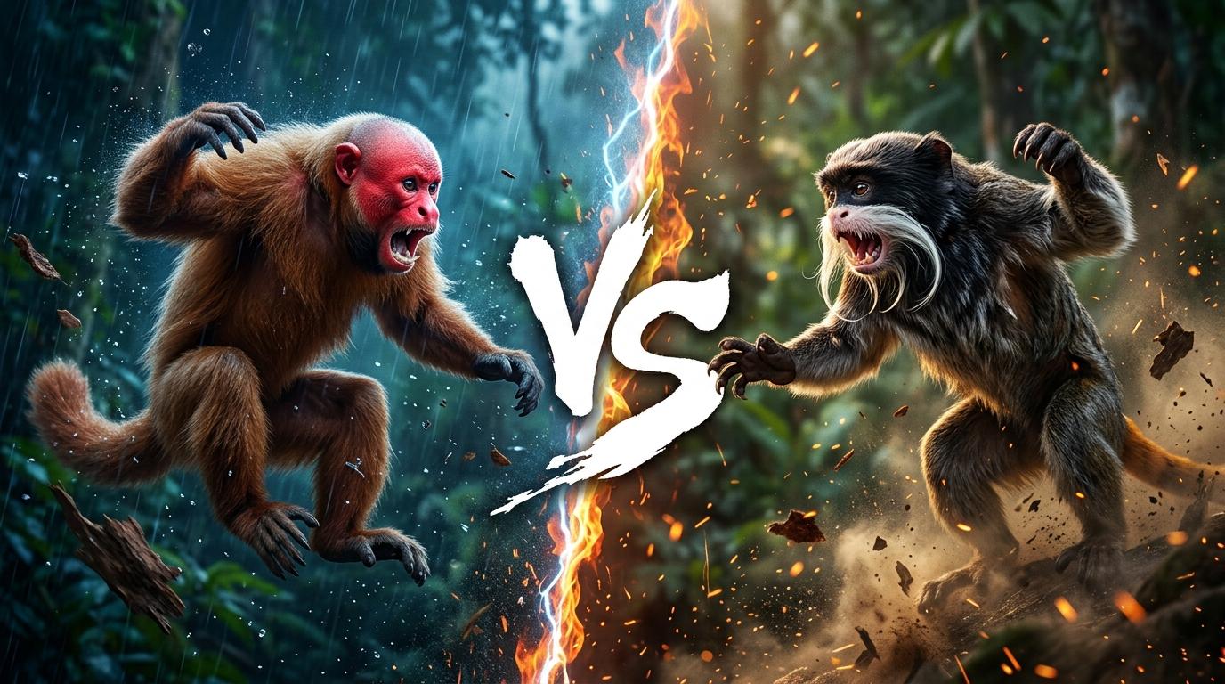 bald-uakari-vs-emperor-tamarin comparison image on AnimalDex