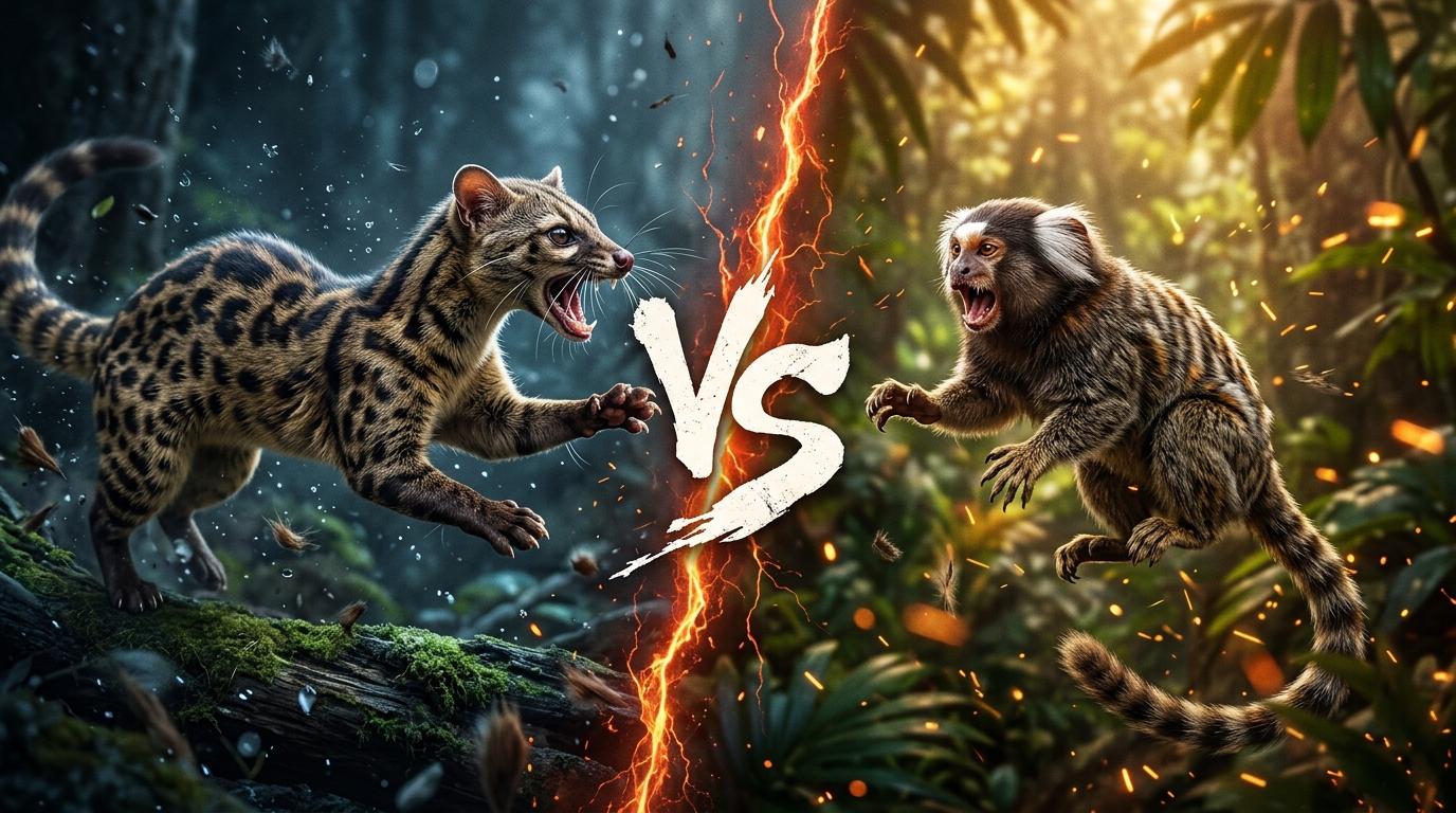 banded-linsang-vs-pygmy-marmoset comparison image on AnimalDex