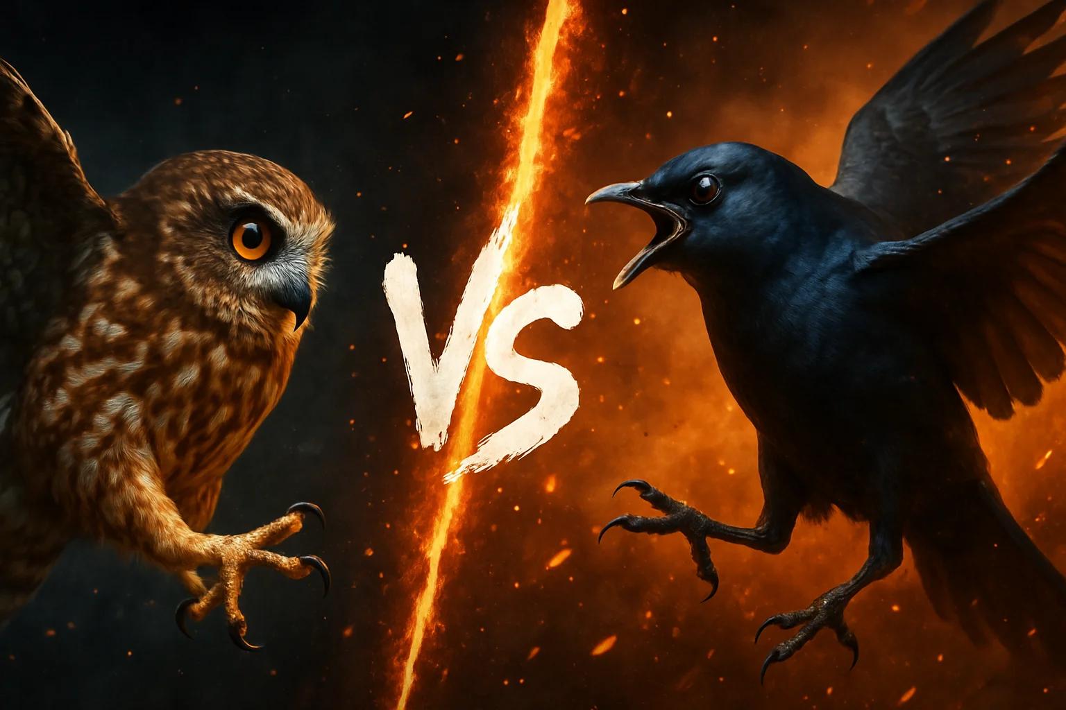 boobook-owl-vs-satin-bowerbird comparison image on AnimalDex