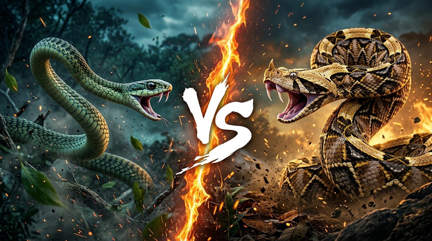 boomslang-vs-gaboon-viper comparison image on AnimalDex