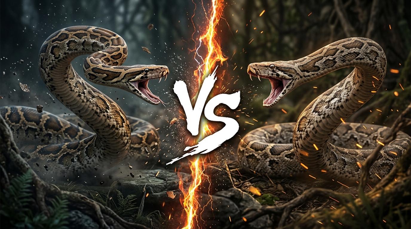 burmese-python-vs-indian-rock-python comparison image on AnimalDex