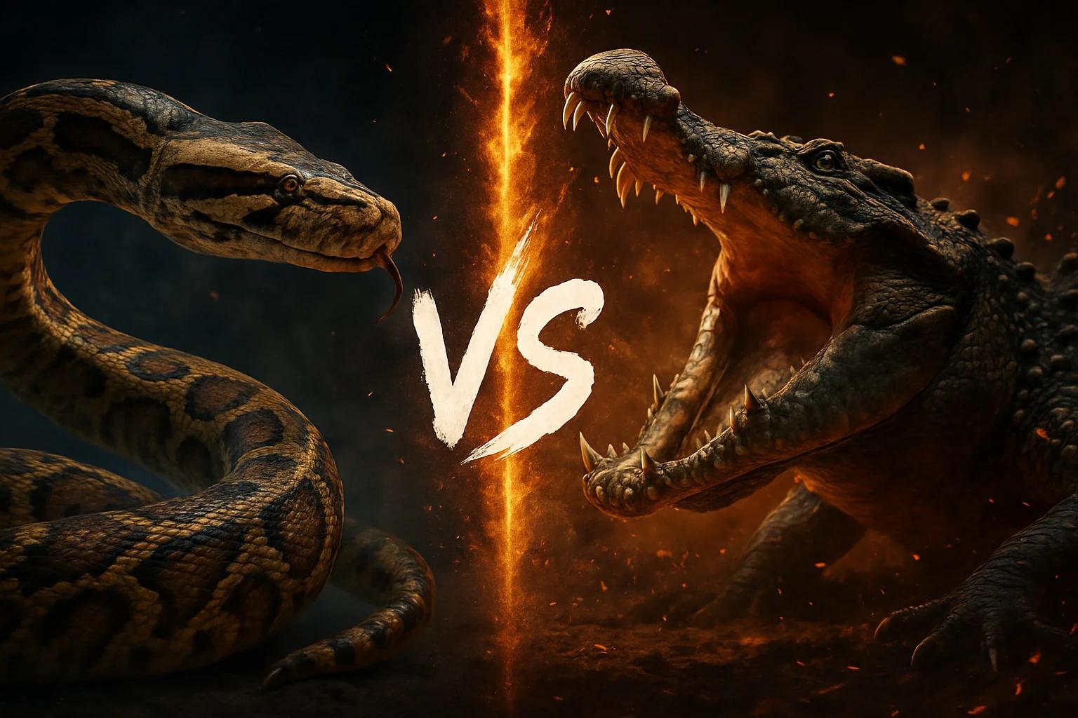 burmese-python-vs-siamese-crocodile comparison image on AnimalDex