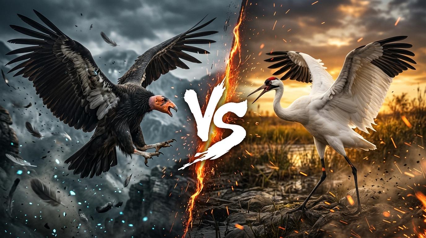 california-condor-vs-whooping-crane comparison image on AnimalDex