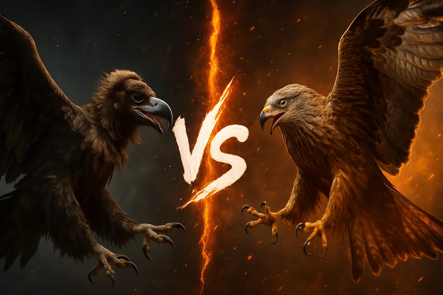 cinereous-vulture-vs-red-kite comparison image on AnimalDex