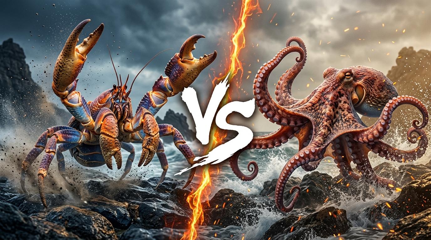 coconut-crab-vs-giant-pacific-octopus comparison image on AnimalDex