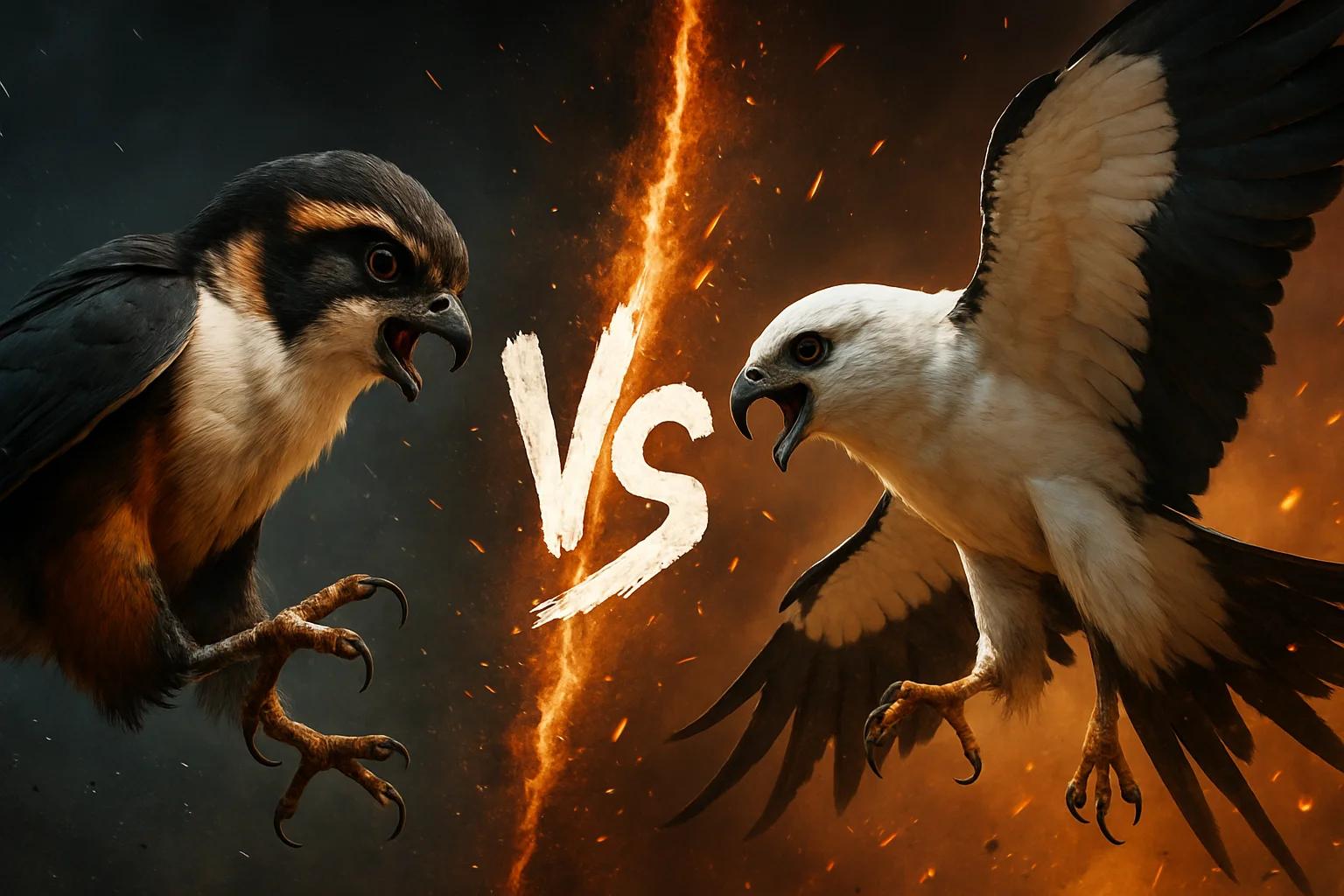collared-falconet-vs-swallow-tailed-kite comparison image on AnimalDex