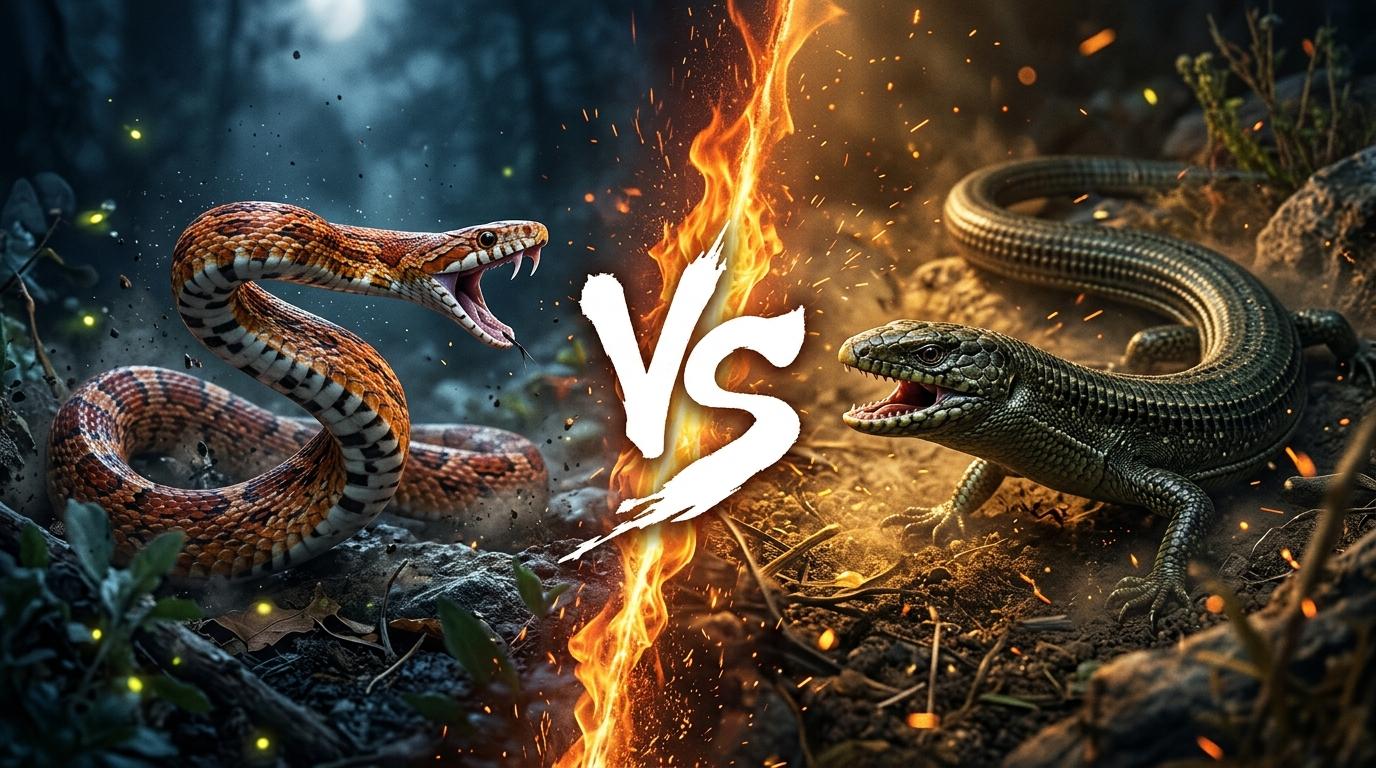 corn-snake-vs-eastern-glass-lizard comparison image on AnimalDex