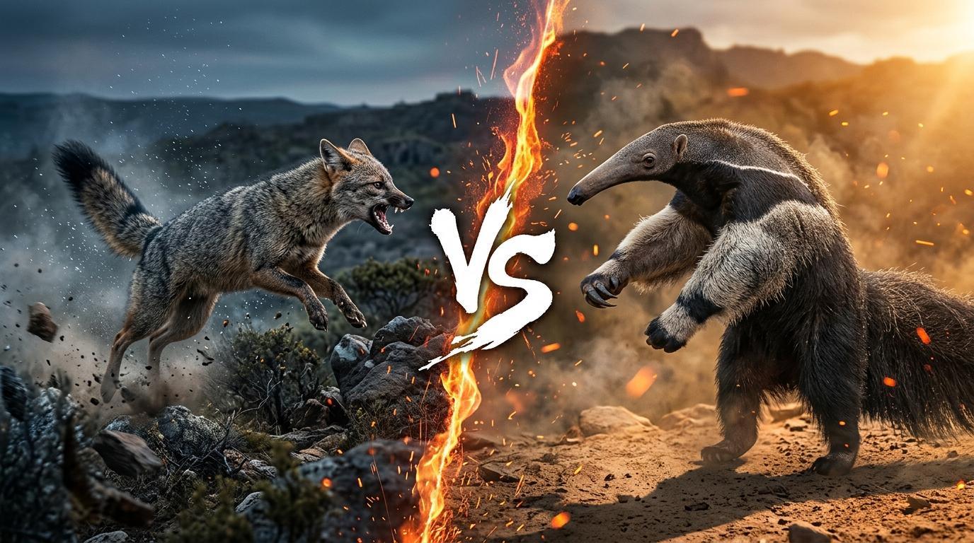 crab-eating-fox-vs-giant-anteater comparison image on AnimalDex
