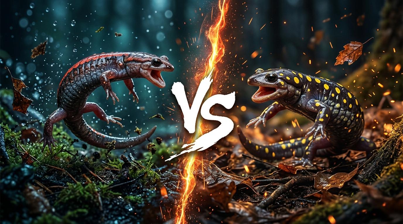 eastern-red-backed-salamander-vs-spotted-salamander comparison image on AnimalDex