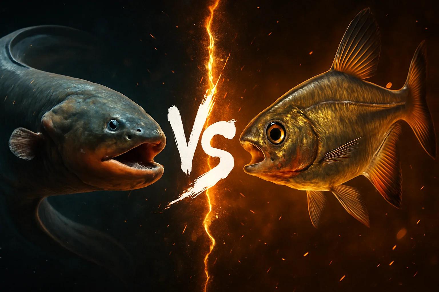 electric-eel-vs-x-ray-tetra comparison image on AnimalDex