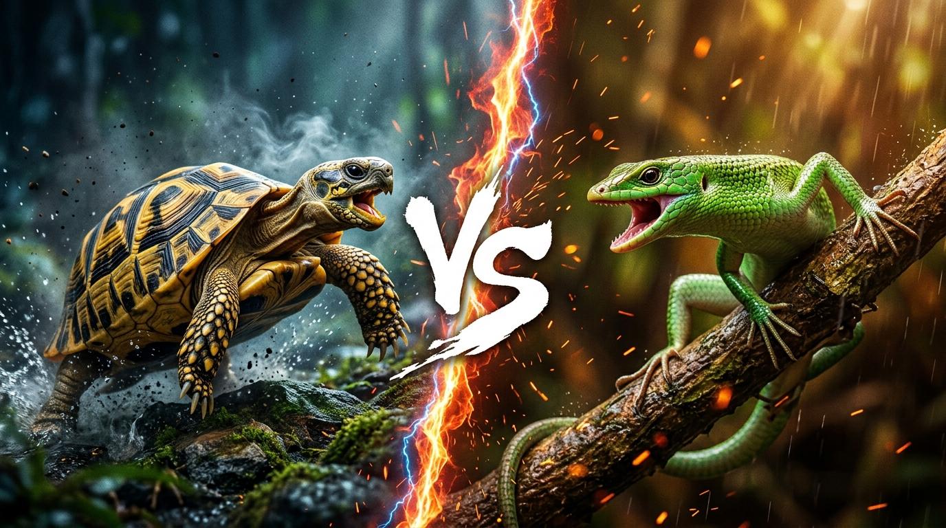 elongated-tortoise-vs-emerald-tree-skink comparison image on AnimalDex