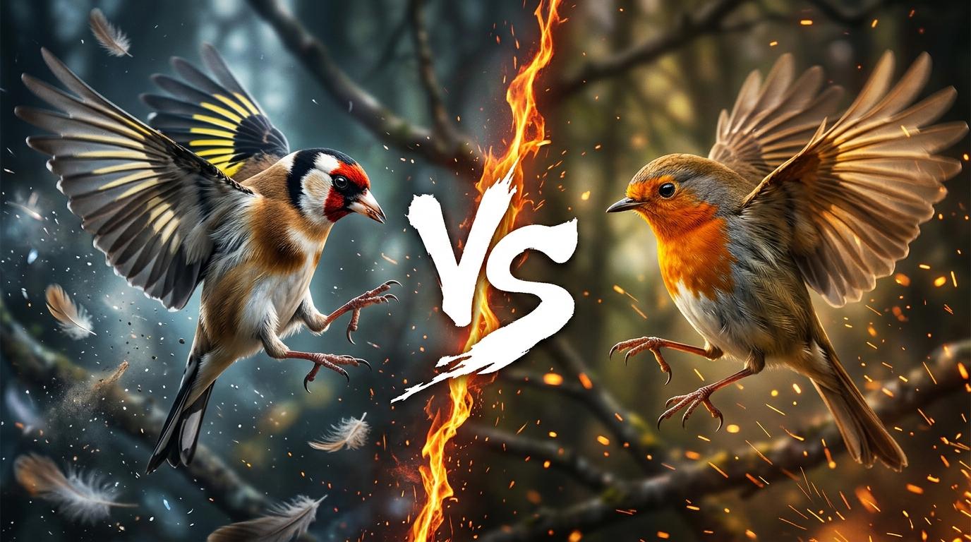 european-goldfinch-vs-european-robin comparison image on AnimalDex