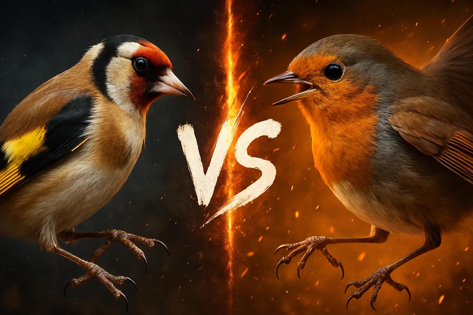 european-goldfinch-vs-robin comparison image on AnimalDex