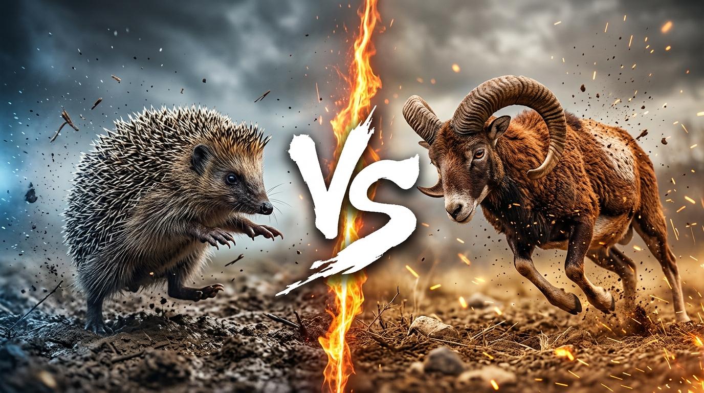 european-hedgehog-vs-mouflon comparison image on AnimalDex