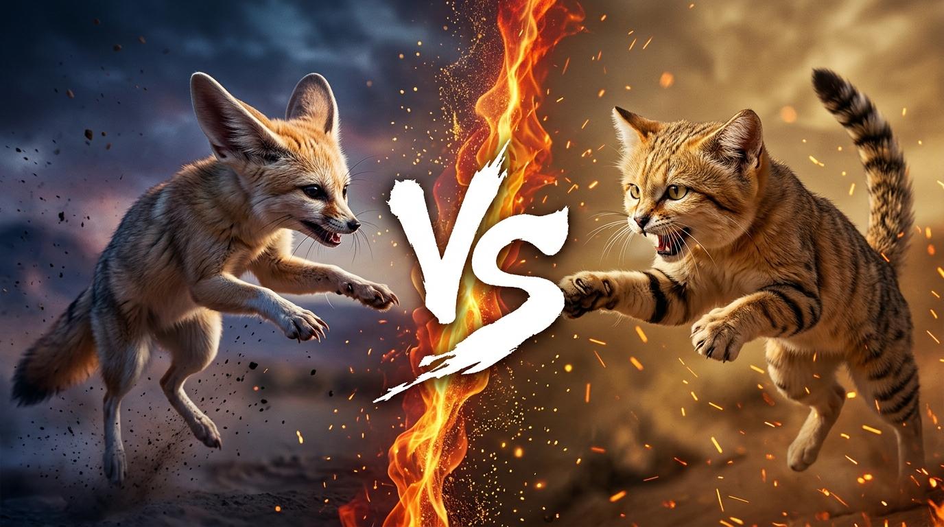 fennec-fox-vs-sand-cat comparison image on AnimalDex