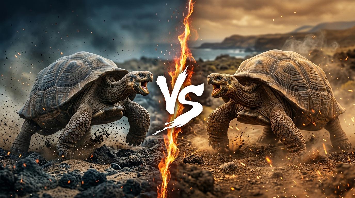 gal-pagos-tortoise-vs-giant-tortoise comparison image on AnimalDex