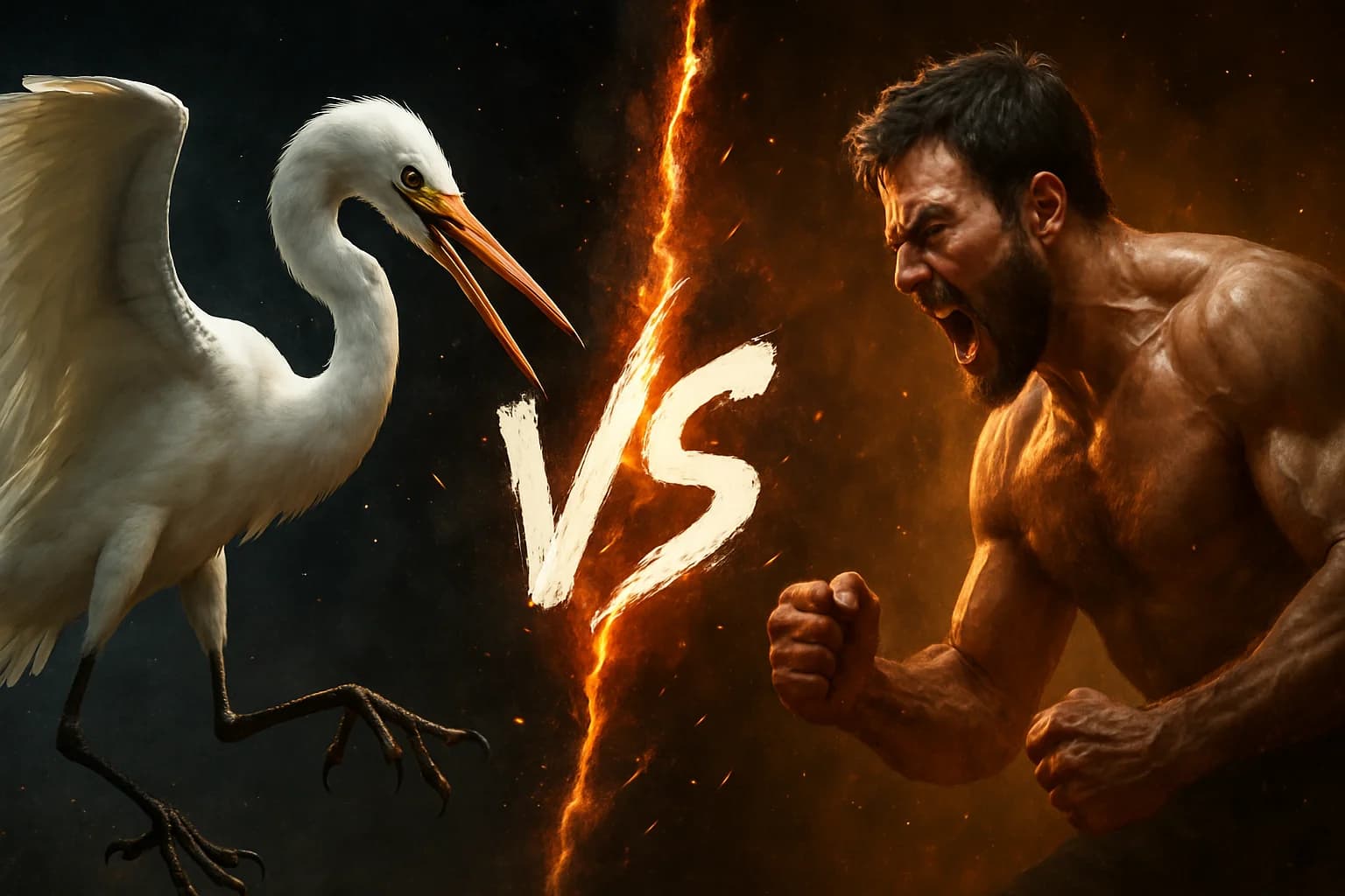 great-egret-vs-homo-sapiens comparison image on AnimalDex