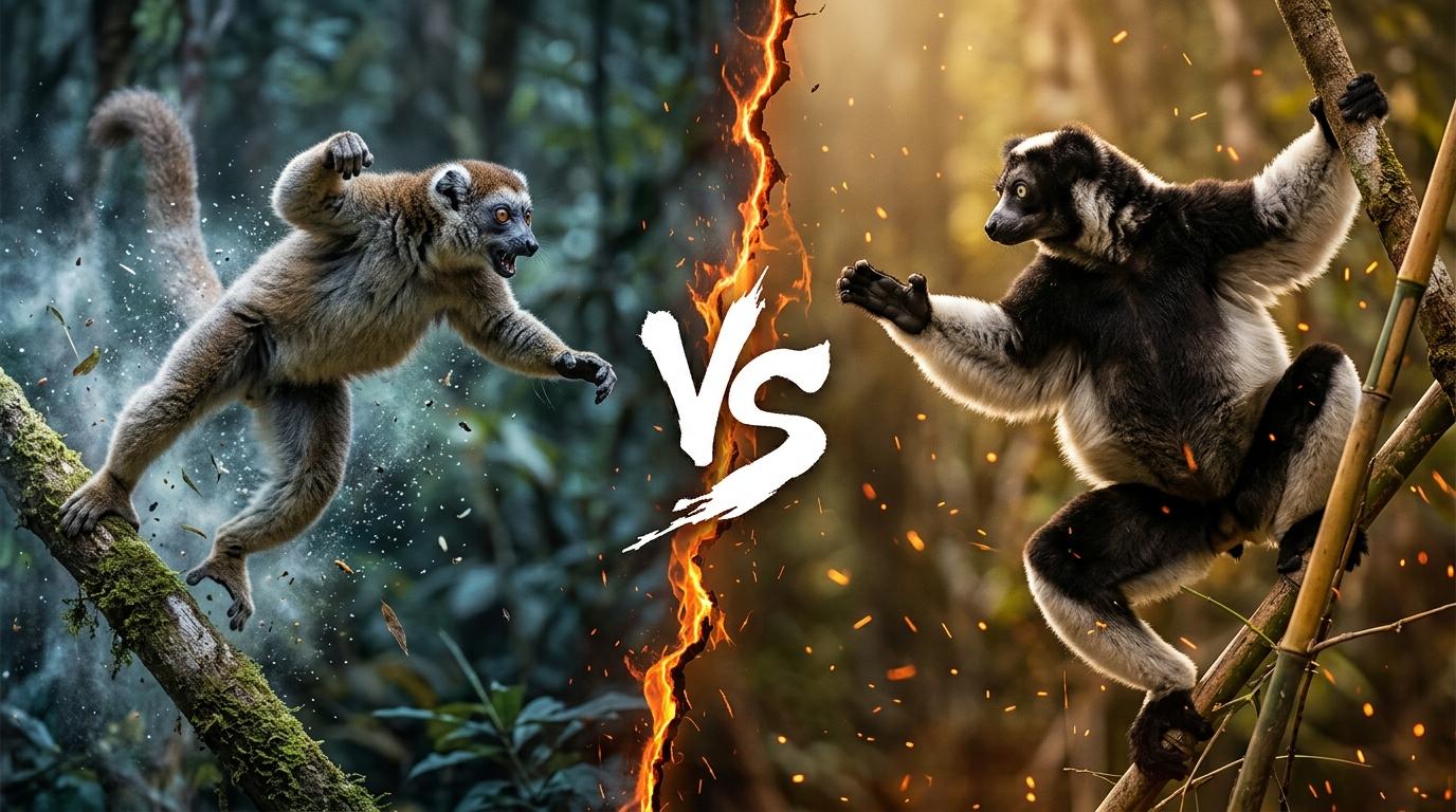 greater-bamboo-lemur-vs-indri comparison image on AnimalDex
