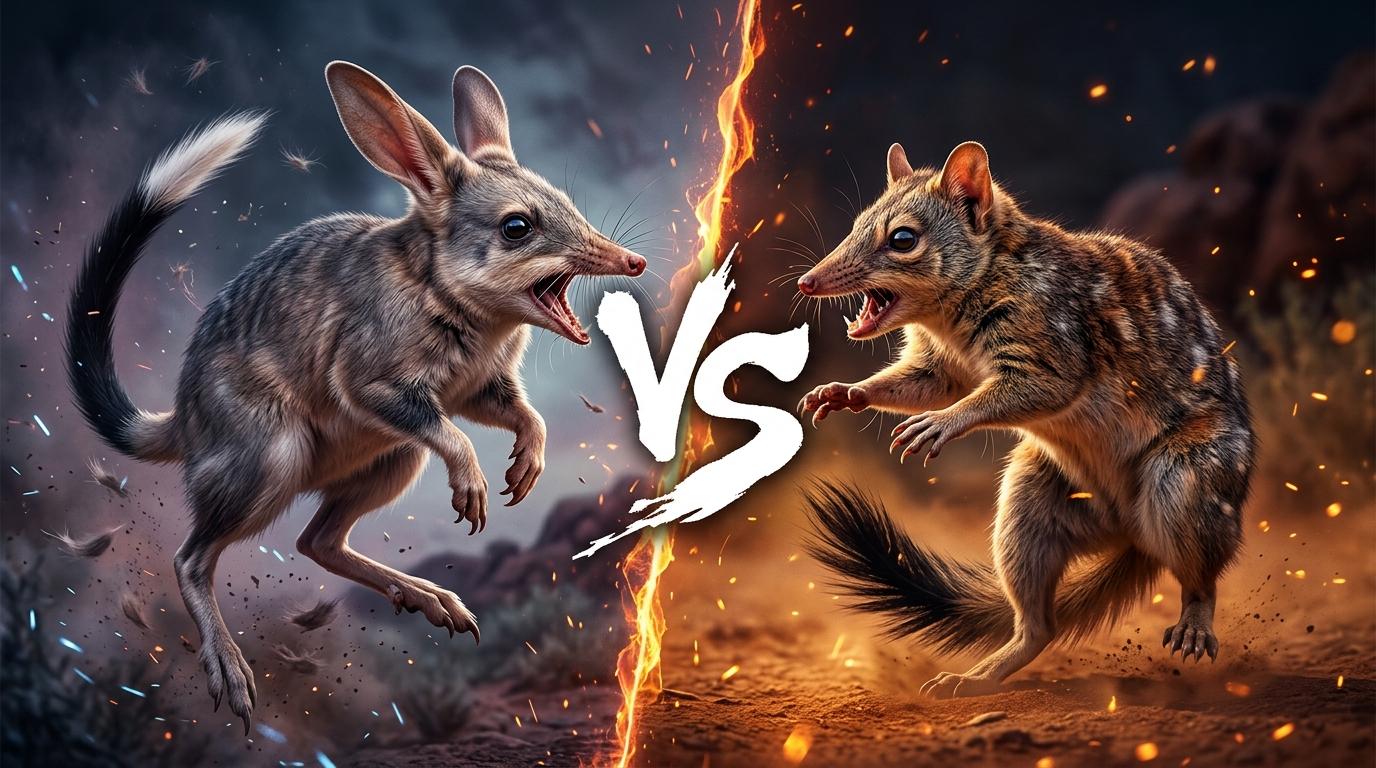 greater-bilby-vs-kowari comparison image on AnimalDex