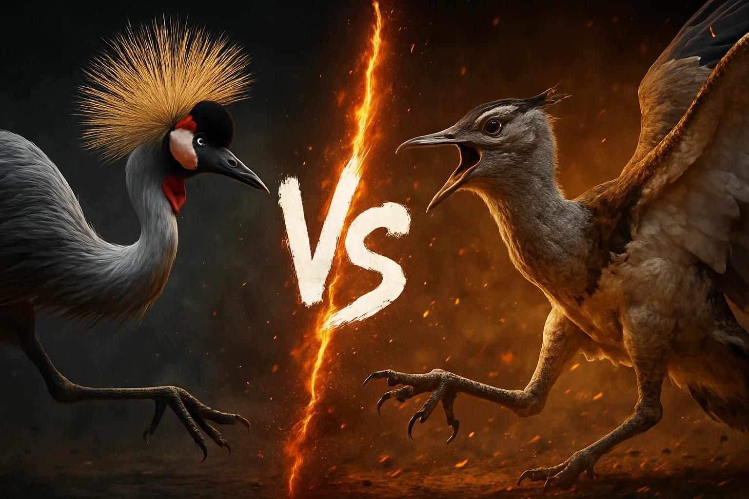 grey-crowned-crane-vs-kori-bustard comparison image on AnimalDex