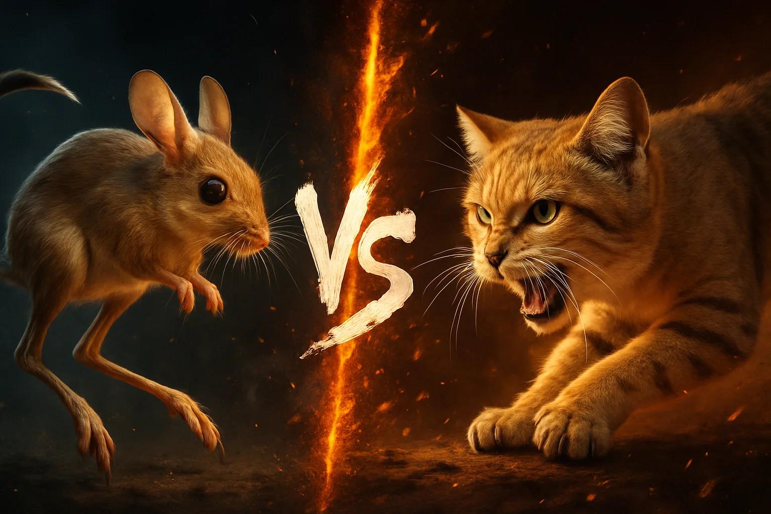 jerboa-vs-sand-cat comparison image on AnimalDex
