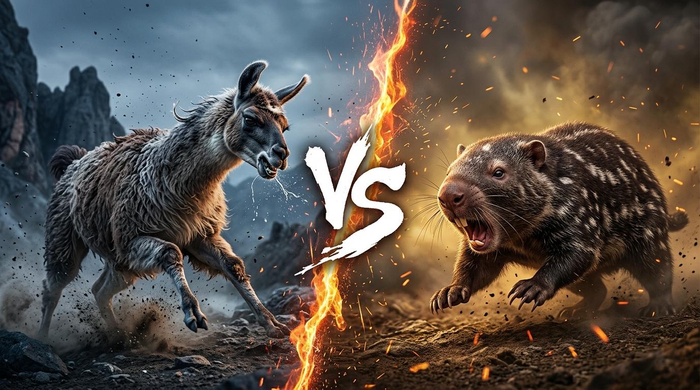 llama-vs-pacarana comparison image on AnimalDex