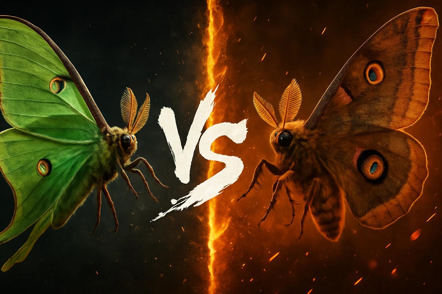 luna-moth-vs-polyphemus-moth comparison image on AnimalDex