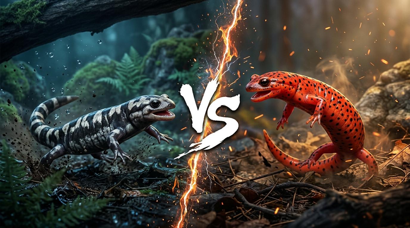marbled-salamander-vs-red-salamander comparison image on AnimalDex