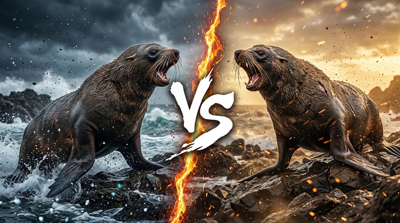 new-zealand-fur-seal-vs-seal comparison image on AnimalDex