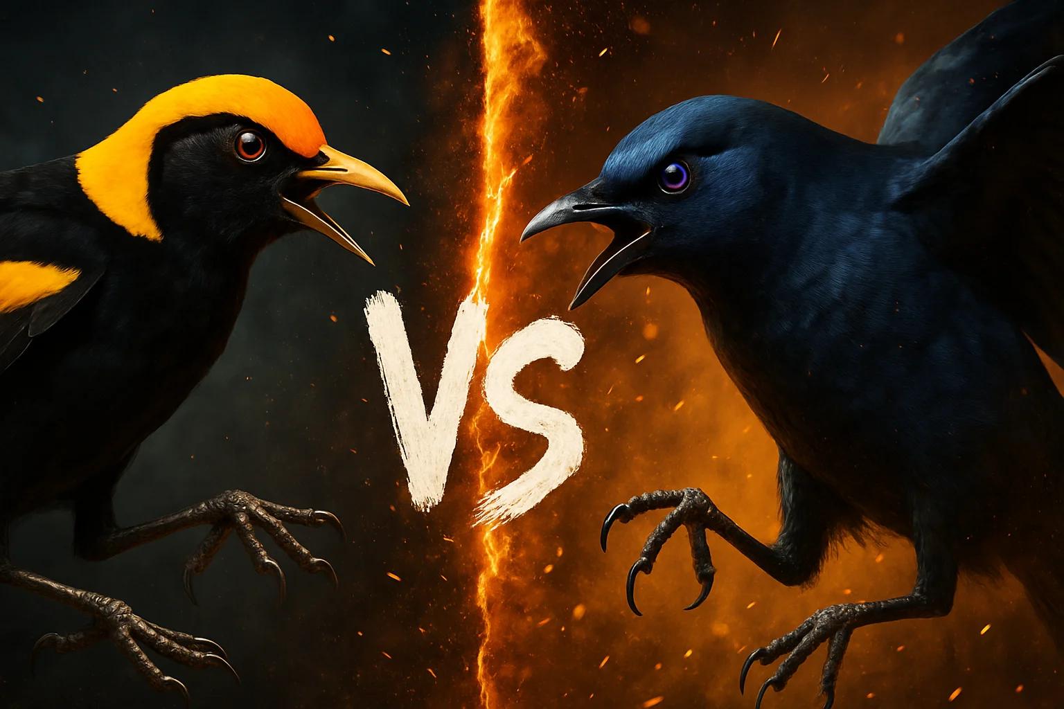 regent-bowerbird-vs-satin-bowerbird comparison image on AnimalDex