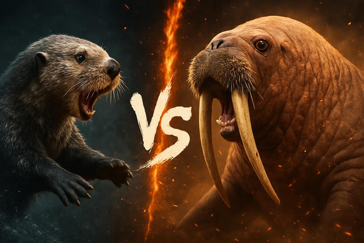 sea-otter-vs-walrus comparison image on AnimalDex