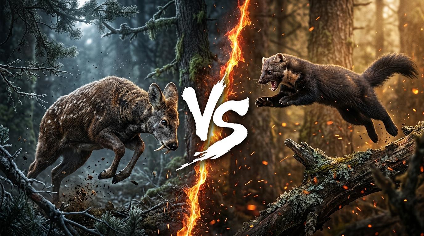 siberian-musk-deer-vs-sable comparison image on AnimalDex