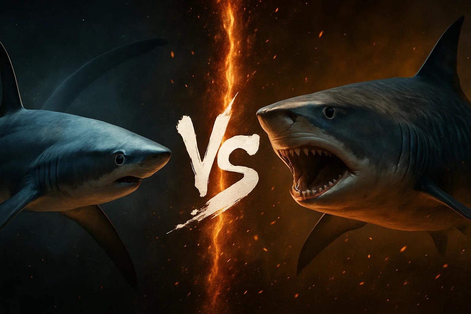 thresher-shark-vs-tiger-shark comparison image on AnimalDex