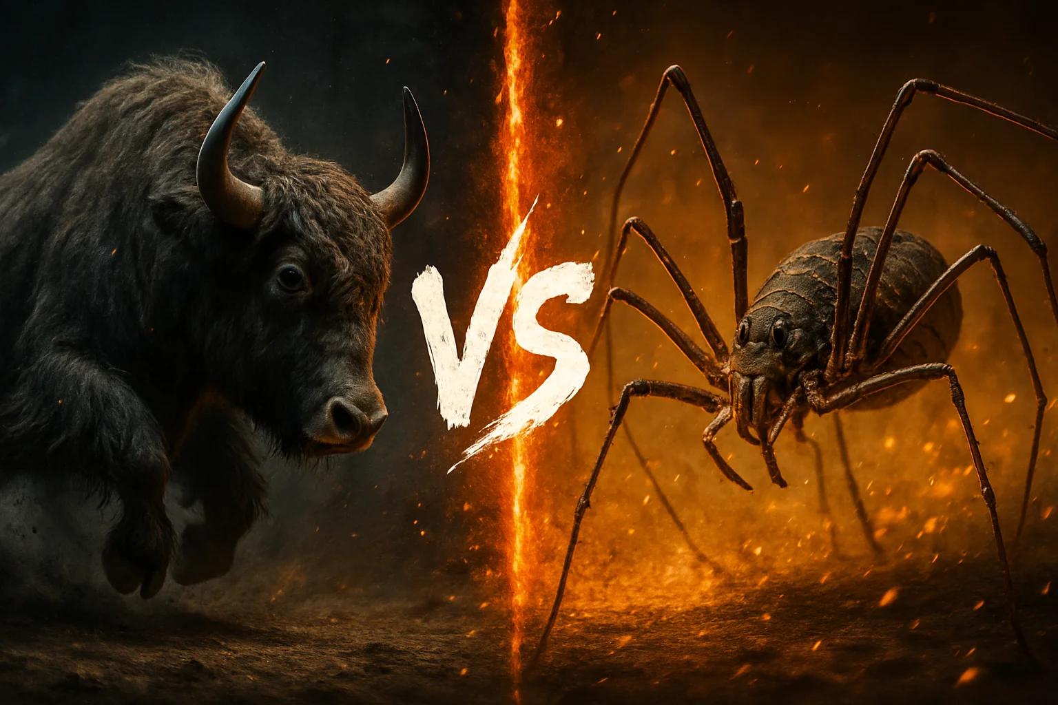 yak-vs-common-harvestman comparison image on AnimalDex