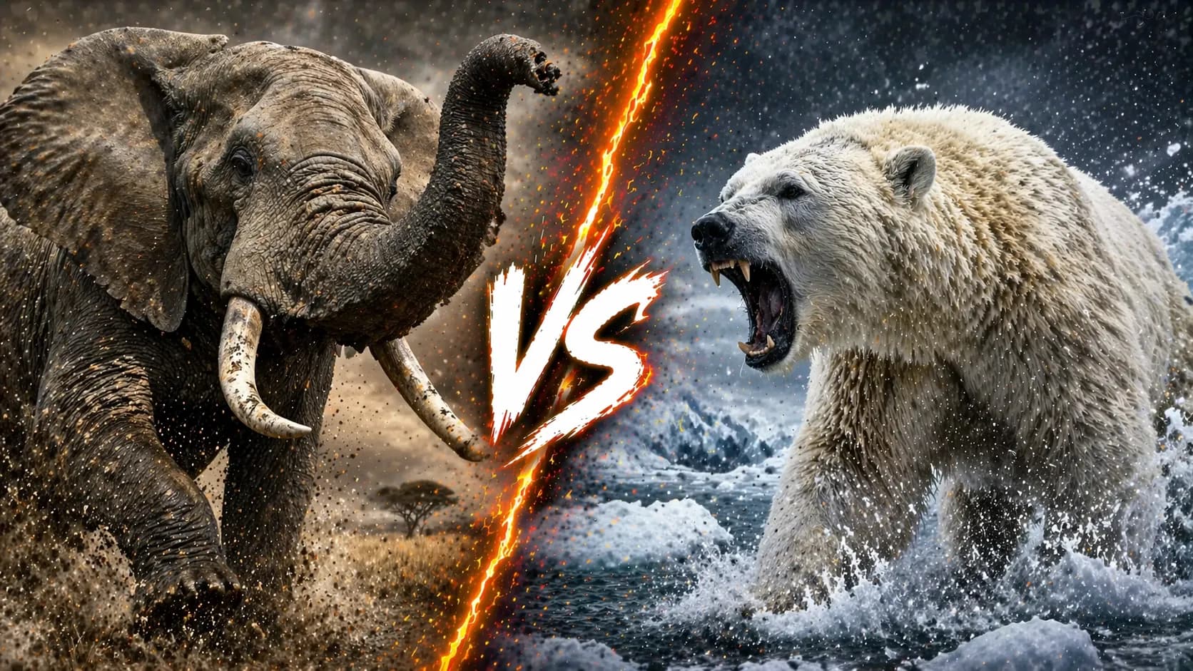 Elephant vs Polar Bear: Which Giant Has the Edge? comparison image on AnimalDex