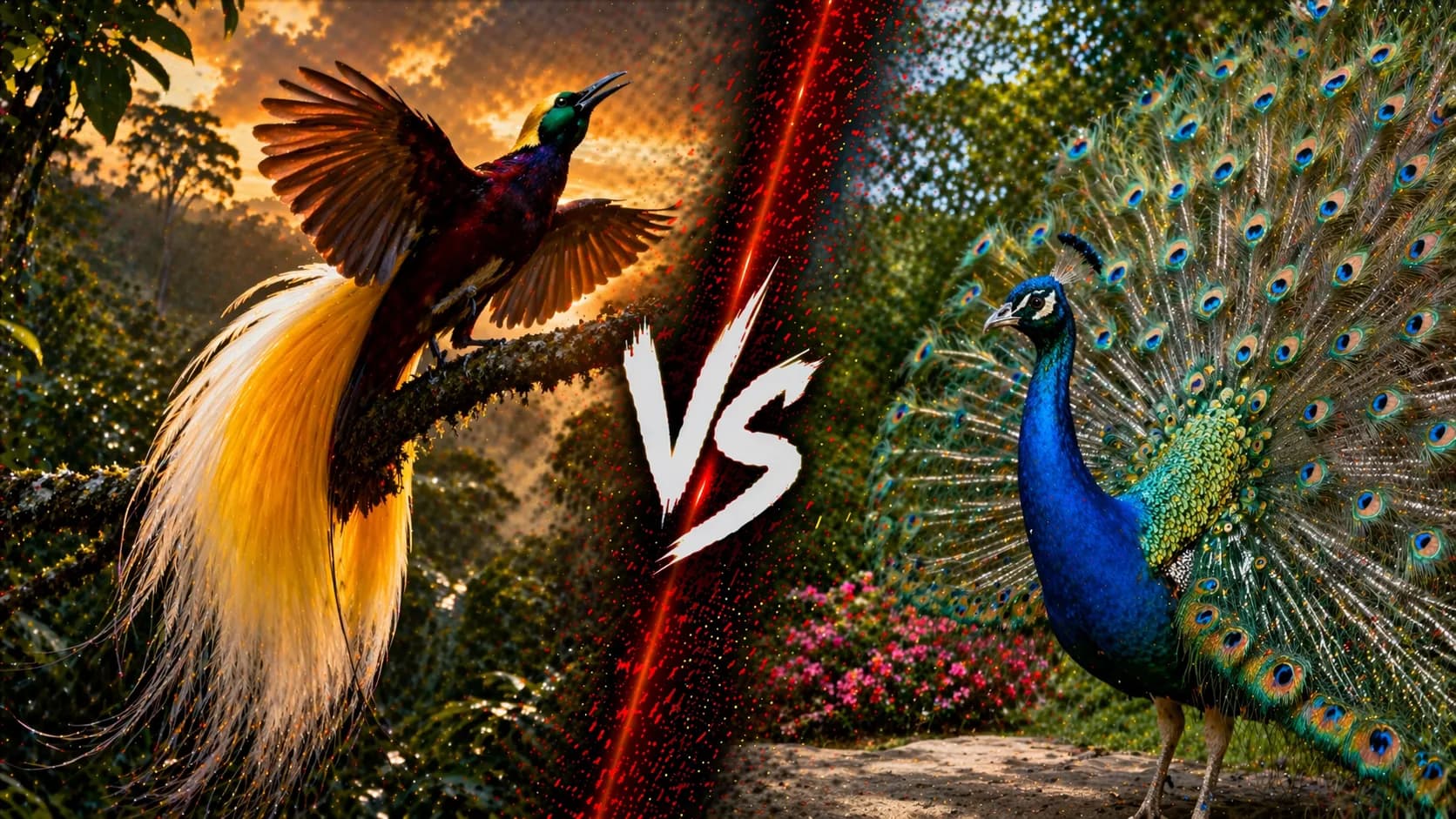 Greater Bird-of-Paradise vs Indian Peafowl: Which Display Bird Is More Agile? comparison image on AnimalDex